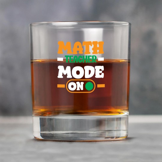 Math Teacher Mode On Enthusiast Design Rock Glasses