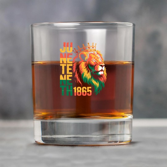 Juneteenth 1865 Rock Glasses