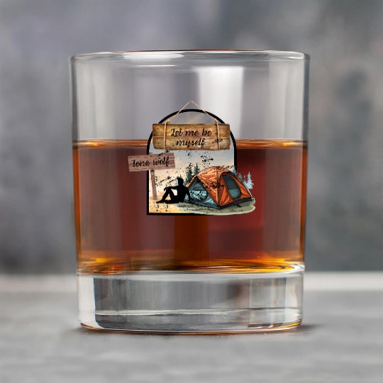Lone Wolf Retreat Rock Glasses