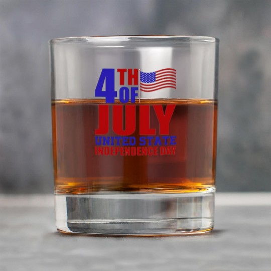 4th of July Rock Glasses