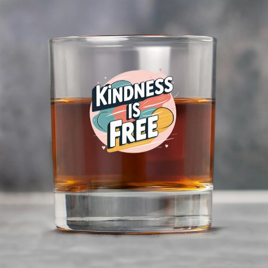 Kindness is Free Rock Glasses