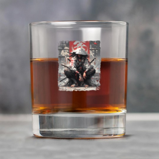 Samurai Sword Katana Ninja Japan Manga Anime Rock Glasses