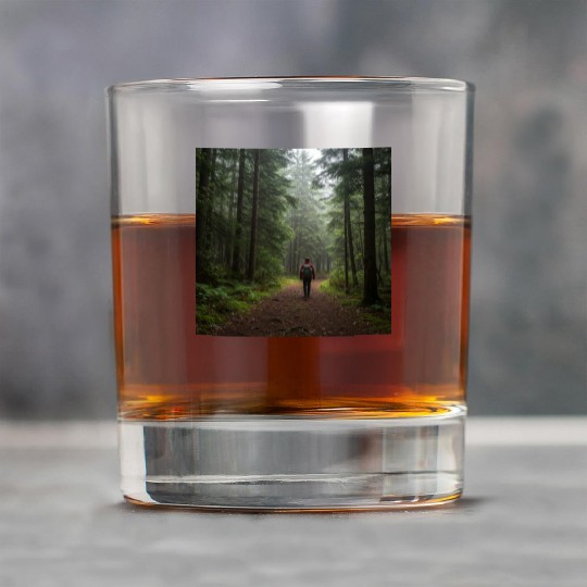 Enchanted Forest Nature Scene Rock Glasses