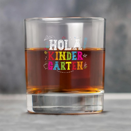 Hola Kindergarten Spanish Teacher Back to School Rock Glasses