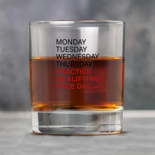 monday tuesday wednesday thursday practice qual Rock Glasses
