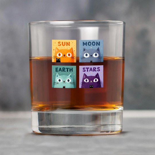 Funny Cat Rock Glasses | Retro Cat Meme Rock Glasses