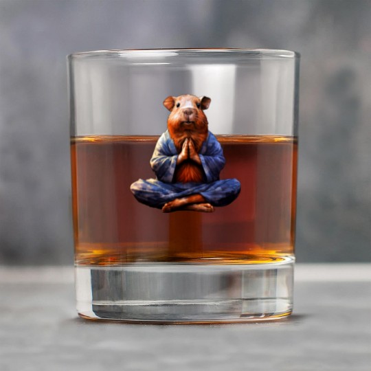 Yoga guinea pig Rock Glasses