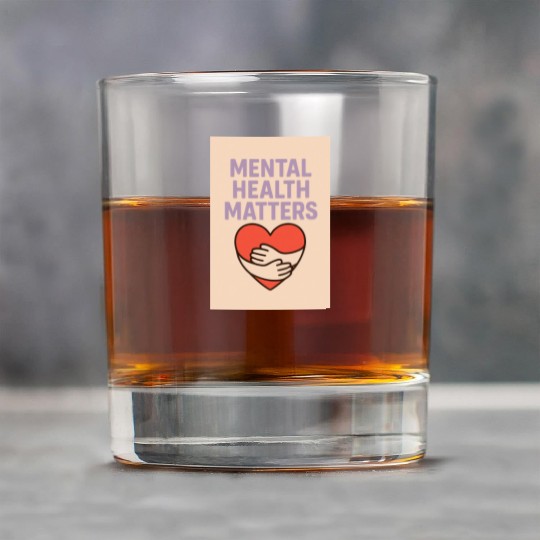 Mental Health Matters – Soft Pastel Self-Care Rock Glasses