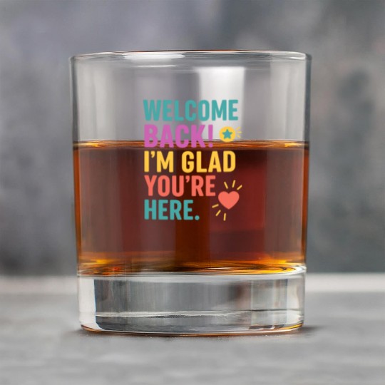 Welcome Back To School, Teacher Appreciation Gift Rock Glasses