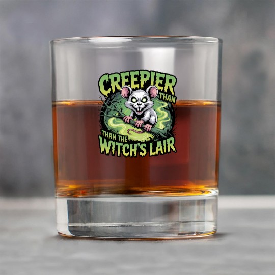 Creeper Mouse in Witch's Lair Design Rock Glasses