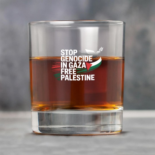 Free Palestine Now – End Genocide in Gaza Rock Glasses