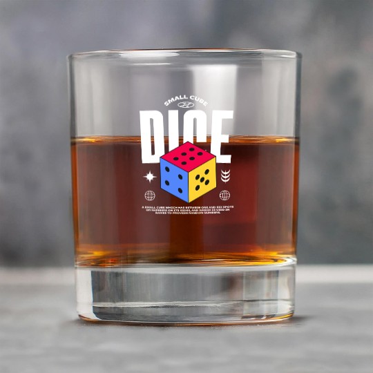 Dice Rock Glasses | Funny Board Game & RPG Dice
