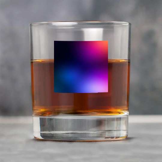 Vibrant Gradient Spectrum Design Rock Glasses