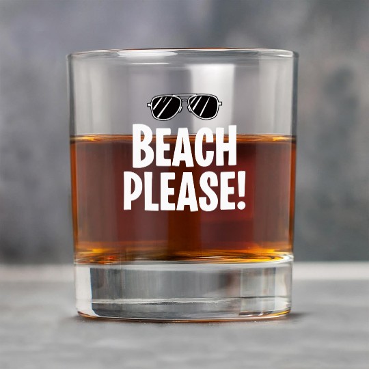 Beach Please Sunglasses Graphic Rock Glasses