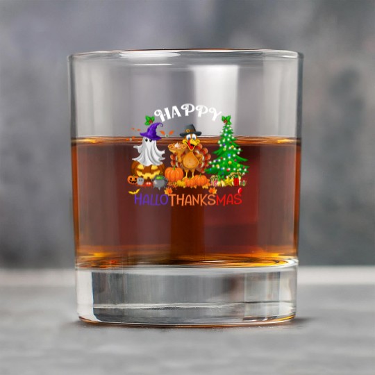 Retro Happy HalloThanksMas  Rock Glasses
