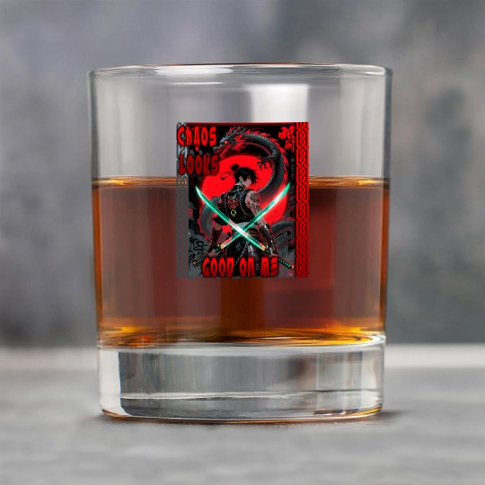 Cyberpunk Samurai with Dragon Rock Glasses