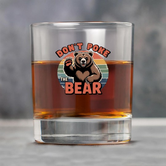 Don’t Poke The Bear Vintage Style Rock Glasses