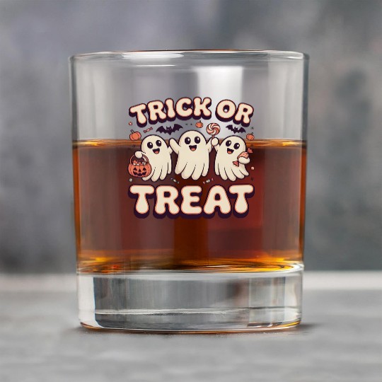 Trick or Treat Cute Retro Ghost Squad Rock Glasses