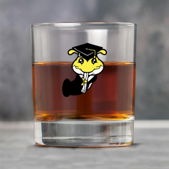 Caterpillar hole school graduation passed College Rock Glasses
