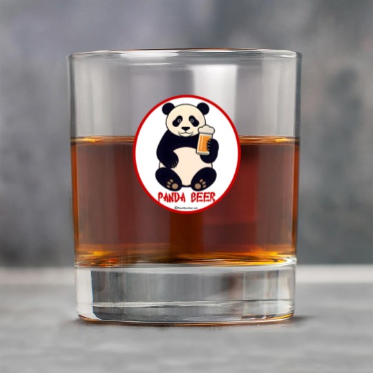 Panda Beer  Rock Glasses