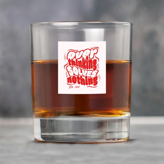 Positive Affirmation Illustration Rock Glasses