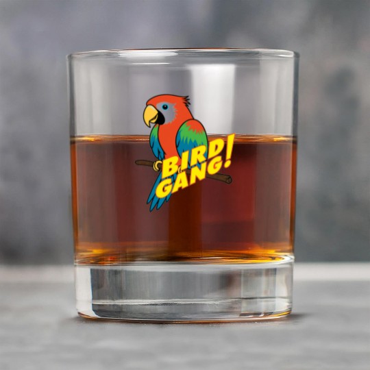 Bird Gang Parrot Cartoon Sticker | Tropical Funny  Rock Glasses