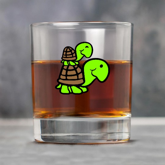 2 turtles piggyback mummy daddy child riding cute Rock Glasses