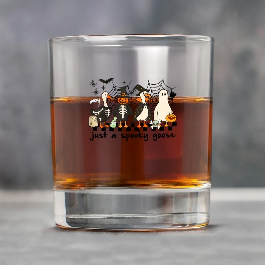 Just A Spooky Goose Halloween Costume Silly Goose Rock Glasses