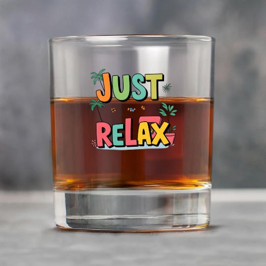 Colorful Relaxed Typography Design Rock Glasses