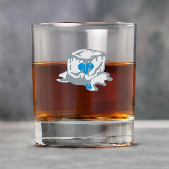 Ice Cube Heart Rock Glasses