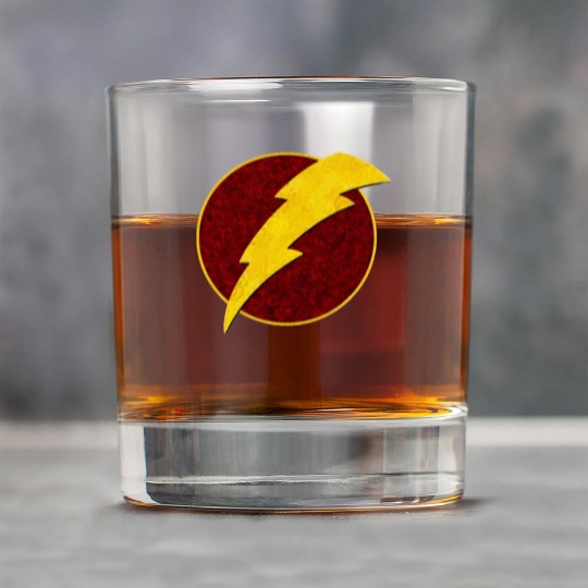 Retro Super Hero Lightning Bolt Rock Glasses
