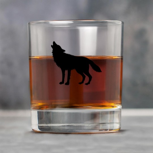 Howling Wolf (Silhouette) Rock Glasses