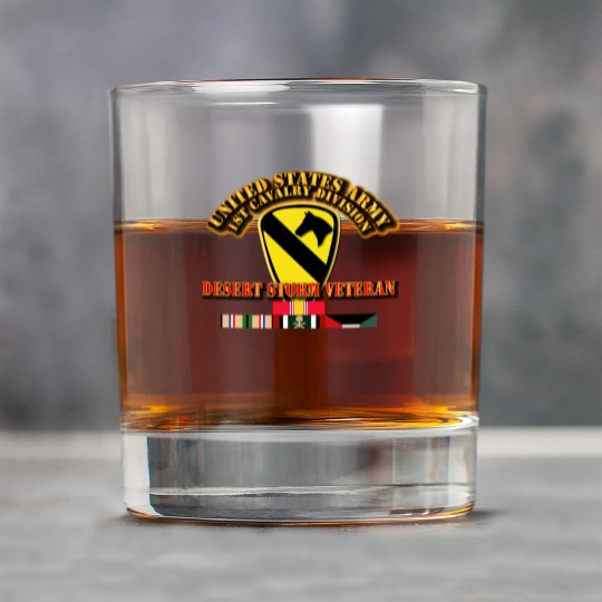 Army - 1st Cavalry Division - Desert Storm Veteran Rock Glasses