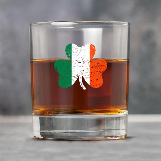 Ireland Shamrock Rock Glasses