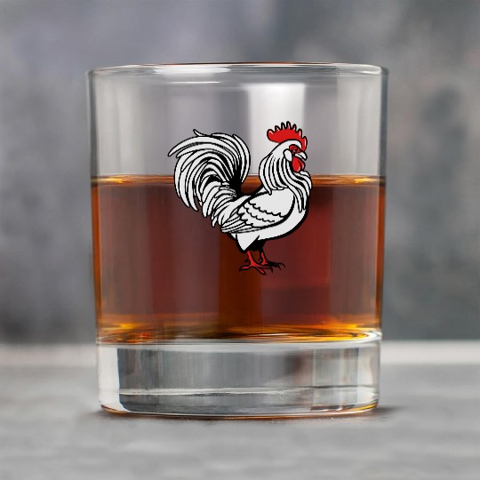 Cock witty bird Rock Glasses