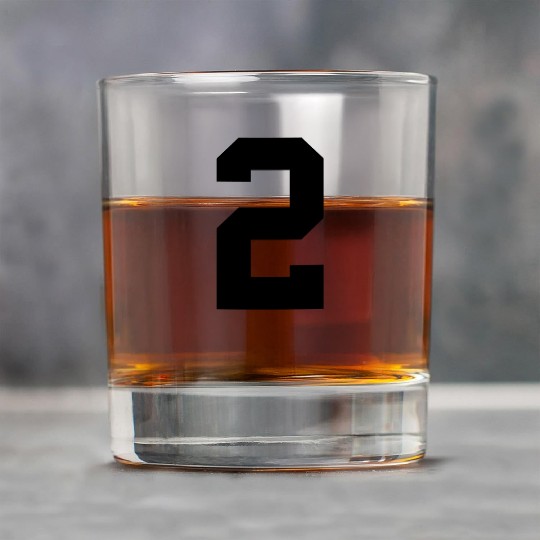 number 2 solid Rock Glasses