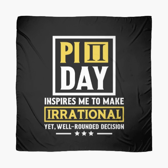 Funny Pi Day Scarves Math Scarves Pi Day 3 14 Irrational