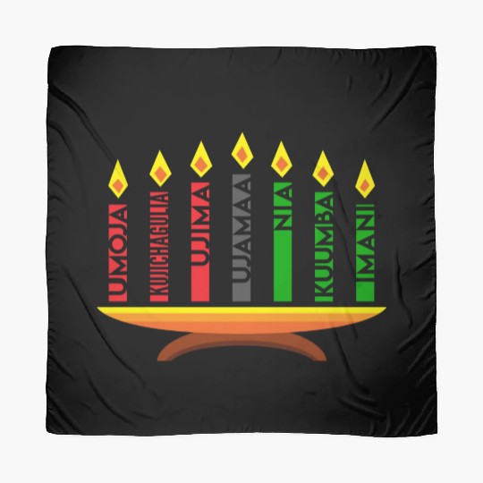 Kwanzaa Holiday Candles Scarves