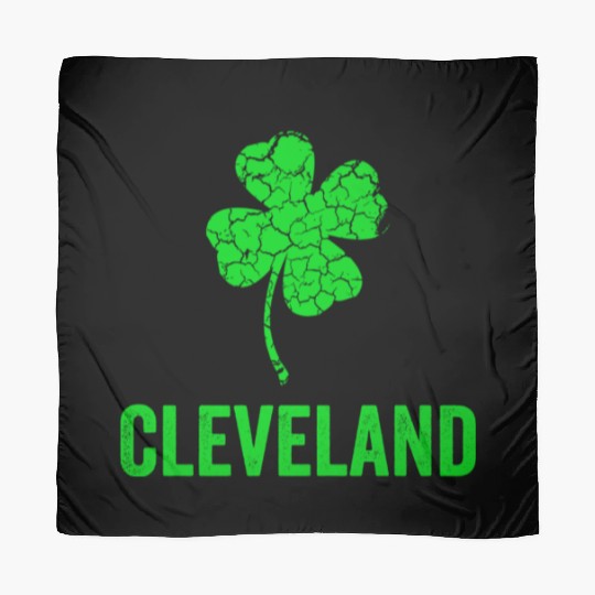 Cleveland Irish, St Patricks Day, Four Leaf Clover Scarves
