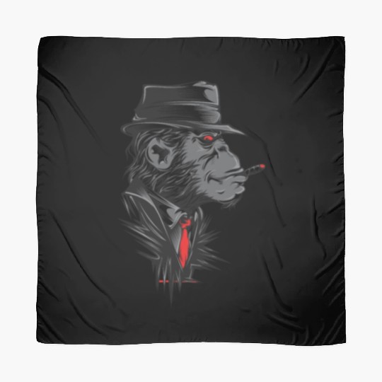 Gangster Monkey, Mafia Monkey, Monkey Business Scarves