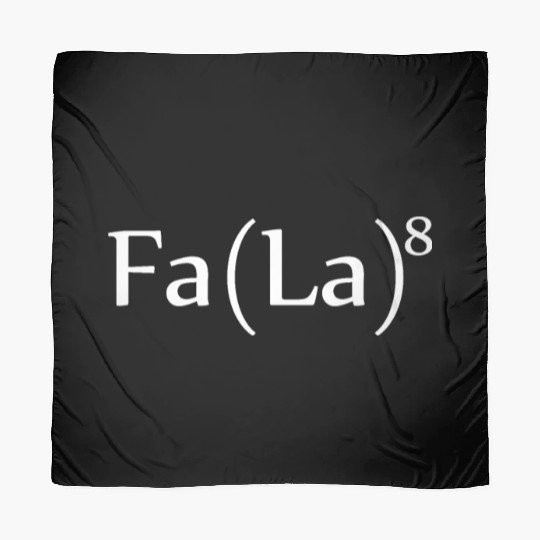 Fa La La Formula Scarves Christmas Funny Holiday Par
