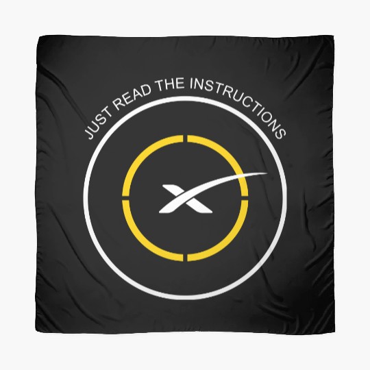 Read The Instructions SpaceX Droneship Elon Musk Scarves