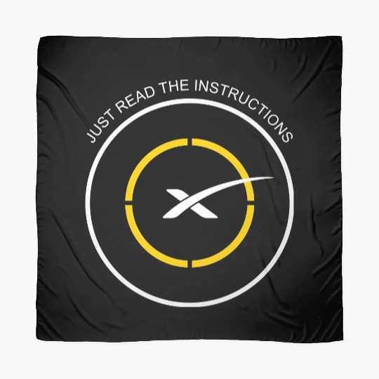 Read The Instructions SpaceX Droneship Elon Musk Scarves