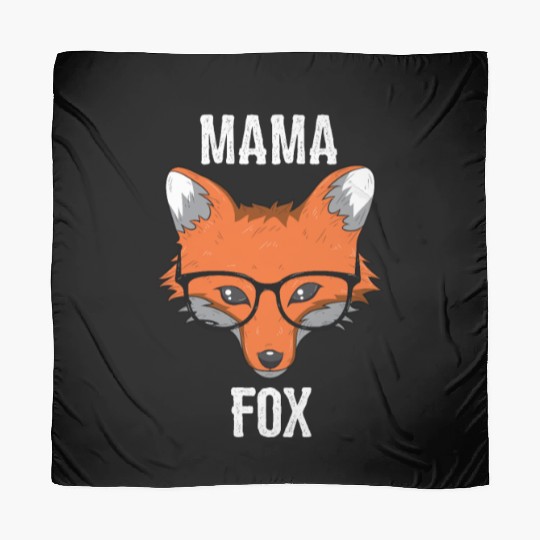 Mama Fox Scarves Smart Foxes Lover Cute Farmer Mom