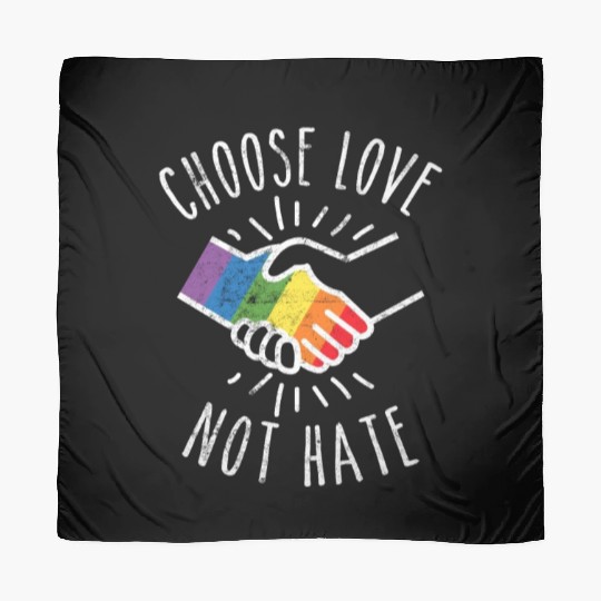 Pride Month Ally LGBT Support Gifts Cute Rainbow Scarves