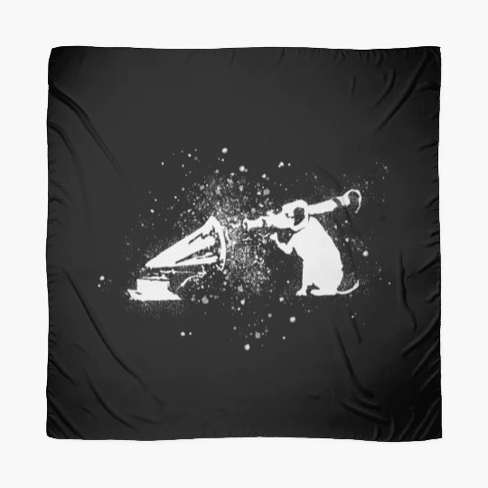 Banksy Rocket Dog HMV Splash Paint Artwork Scarves