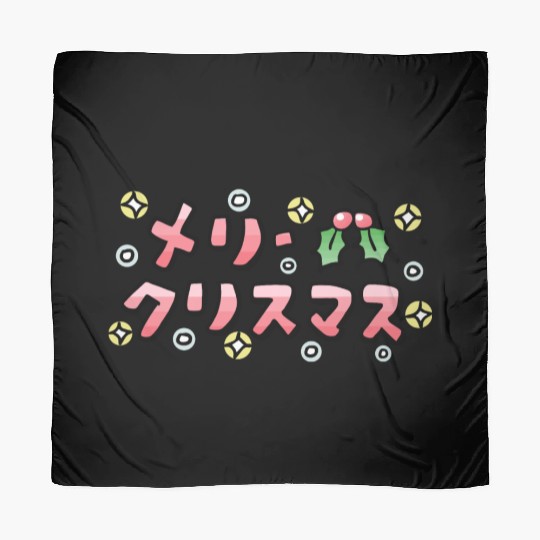 Merry Christmas (Japanese) Scarves