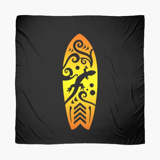 Maori Lizard Surfboard T Tattoo Gift Idea Scarves