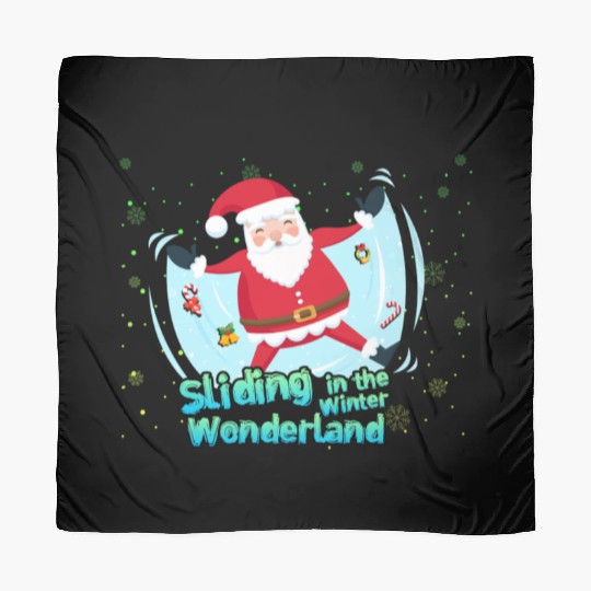 Christmas Santa Claus Winter Cold Sliding Xmas Scarves