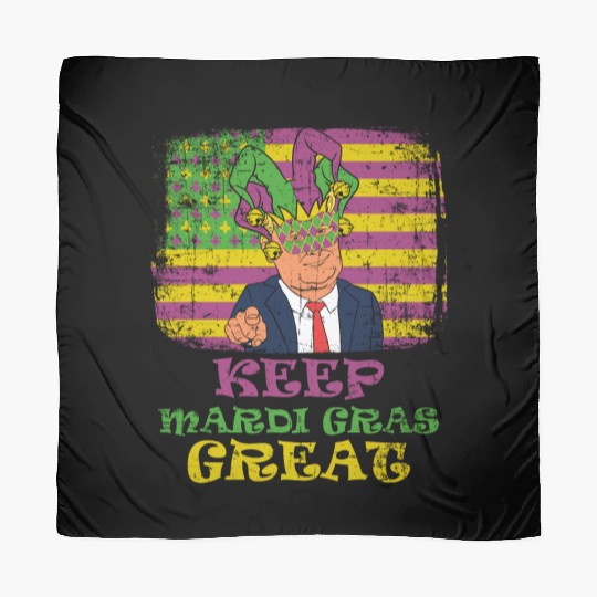 Keep Mardi Gras Great Party Scarves Parade Scarves